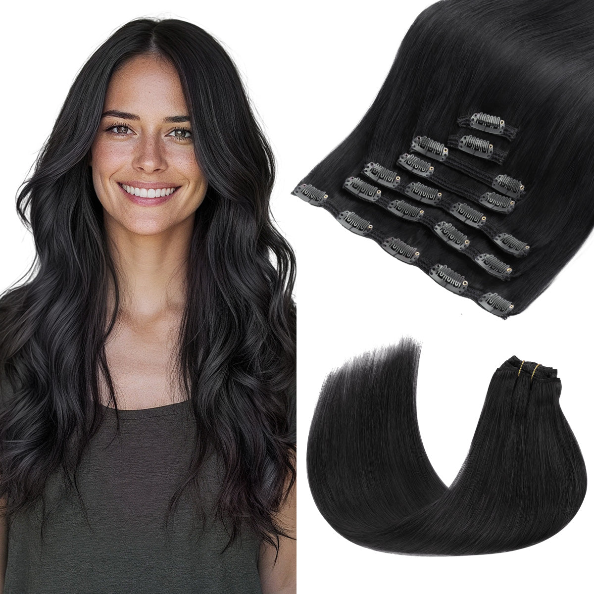 Clip in Hair Extensions 150g