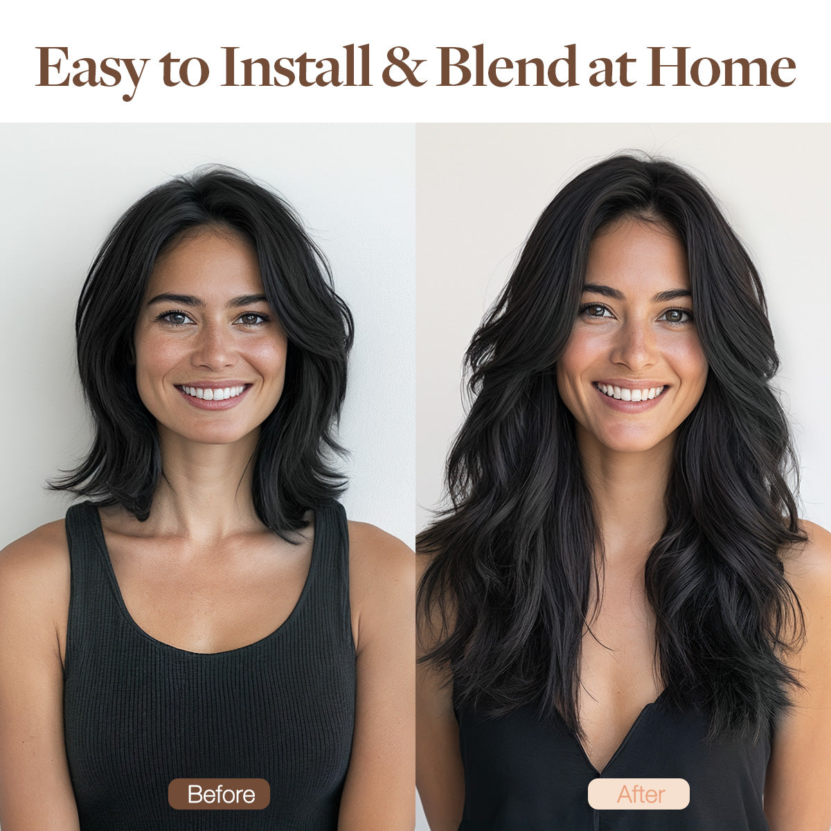 Clip in Hair Extensions 150g