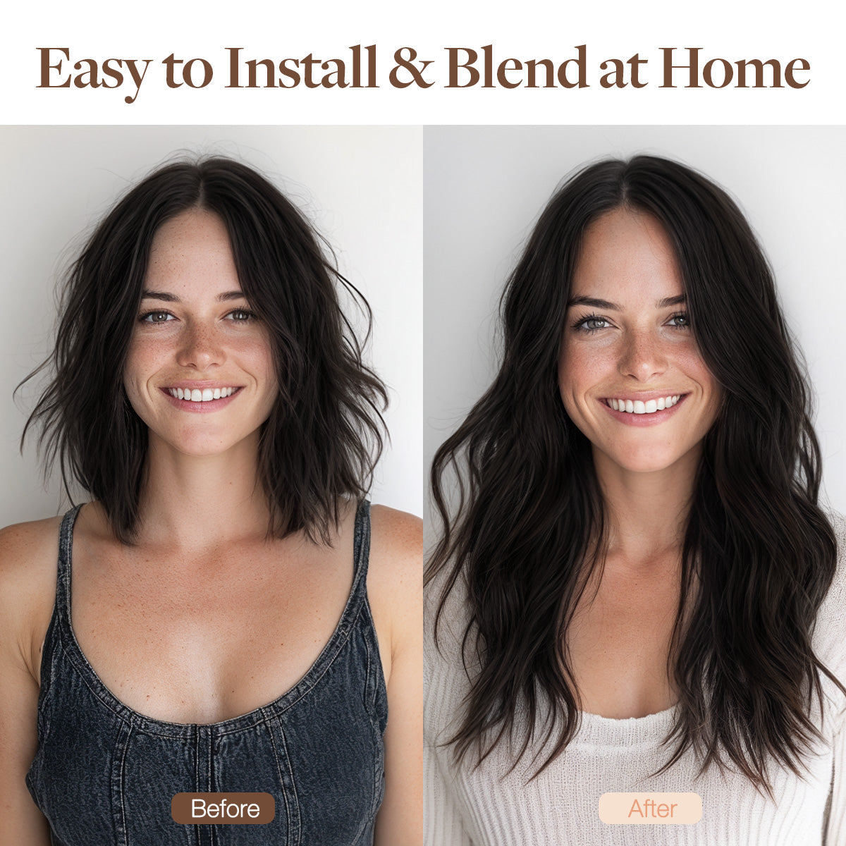 Clip in Hair Extensions 150g