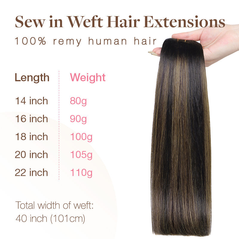 Weft Hair Extensions