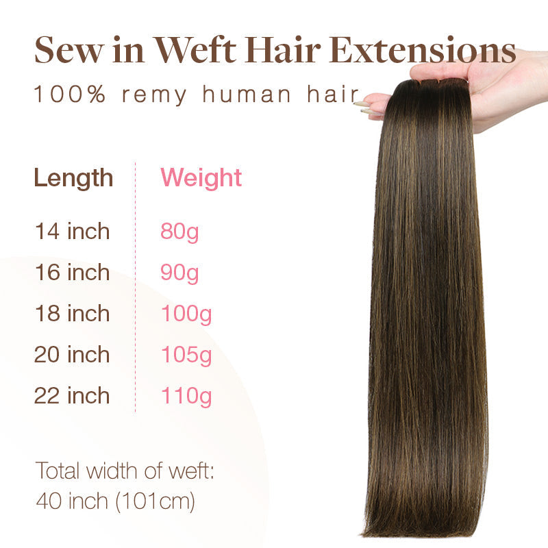 Weft Hair Extensions