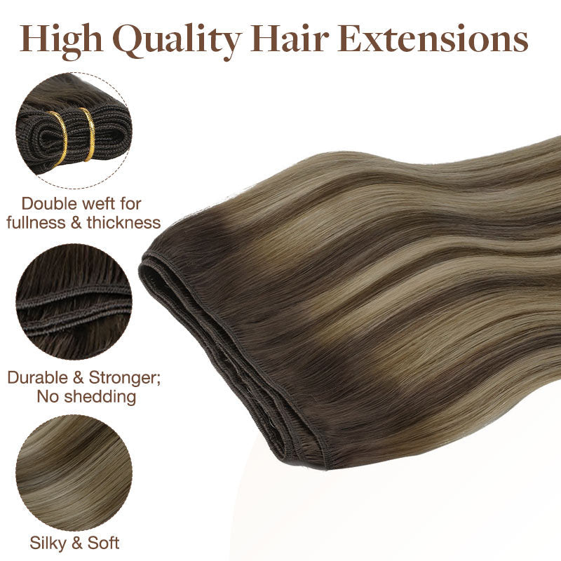 Weft Hair Extensions