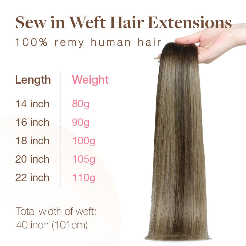 Weft Hair Extensions