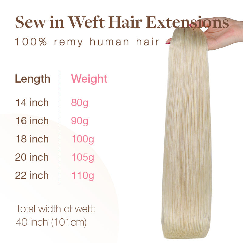 Weft Hair Extensions