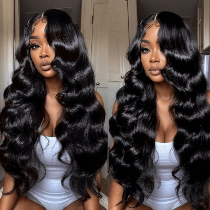 $199=30inch Tiktokers Recommend 180% Density Body Wave HD Lace Frontal Wig Upgrade Invisi Drawstring Glueless Wigs