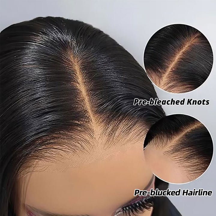 6x4 Lace Closure / 13x6 Straight Lace Front Wigs Human Hair 180% Density HD Lace Glueless Wigs