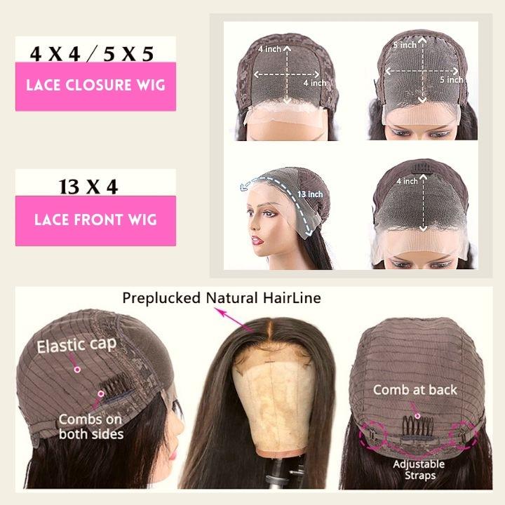 80% Off| Ginger Spice Orange Color 3D Body Wave 13x4 Pre Everything Lace Front Wigs Human Hair Wigs Flash Sale