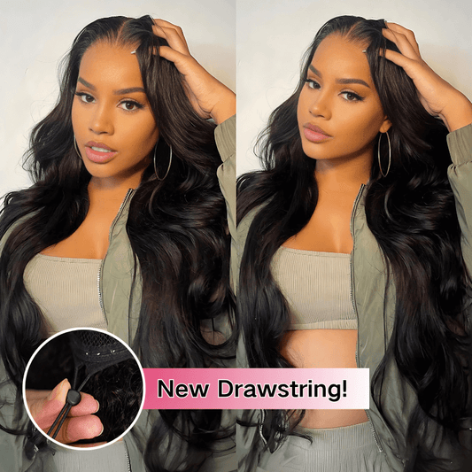 $199=30inch Tiktokers Recommend 180% Density Body Wave HD Lace Frontal Wig Upgrade Invisi Drawstring Glueless Wigs