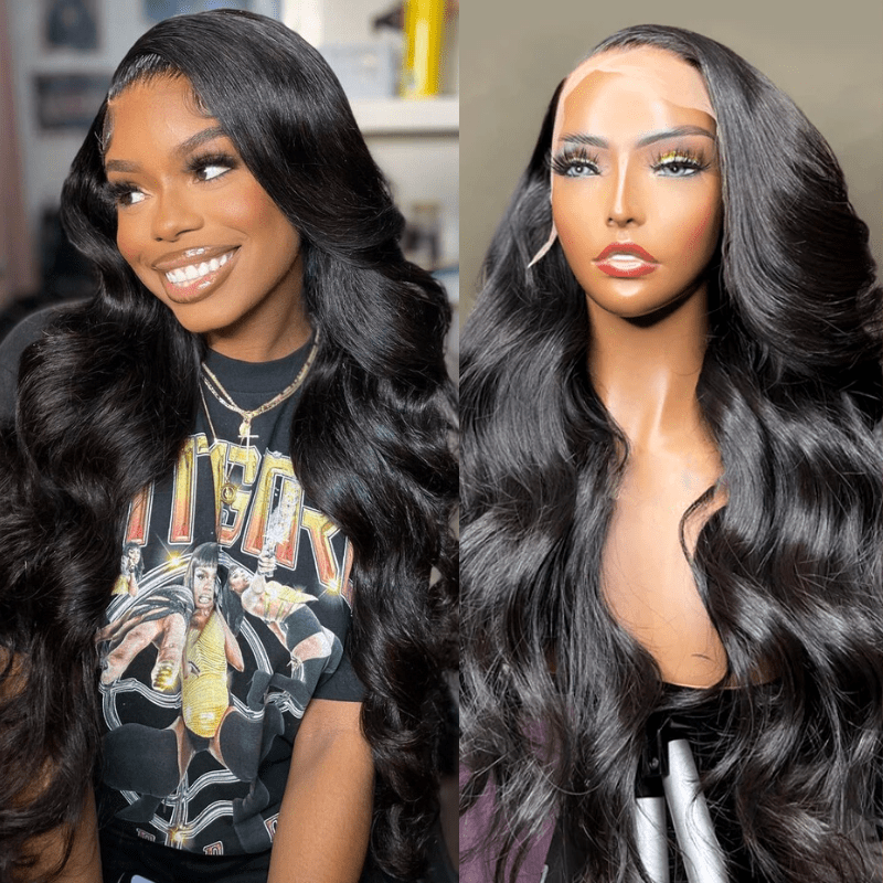 Brazilian Body Wave Hair 13x4/13x6 HD Transparent Lace Frontal Wig Pre Plucked Hairline Best Human Hair Wig