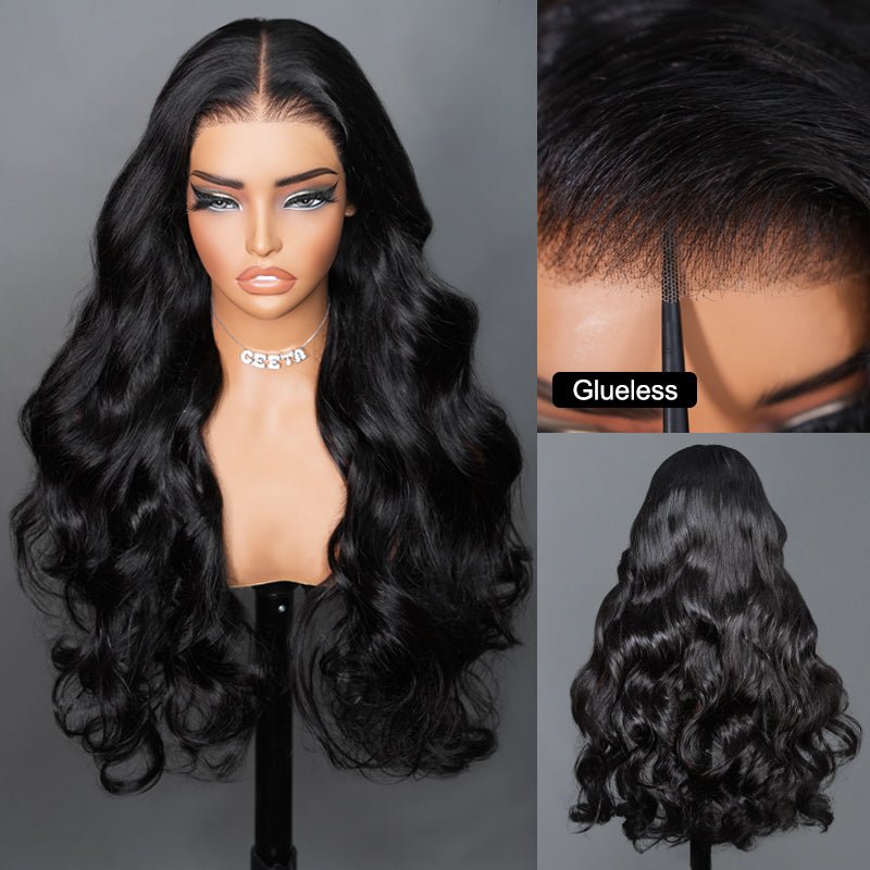 $199=30inch Tiktokers Recommend 180% Density Body Wave HD Lace Frontal Wig Upgrade Invisi Drawstring Glueless Wigs