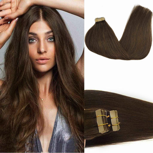 Chocolate Brown (4) Tape In