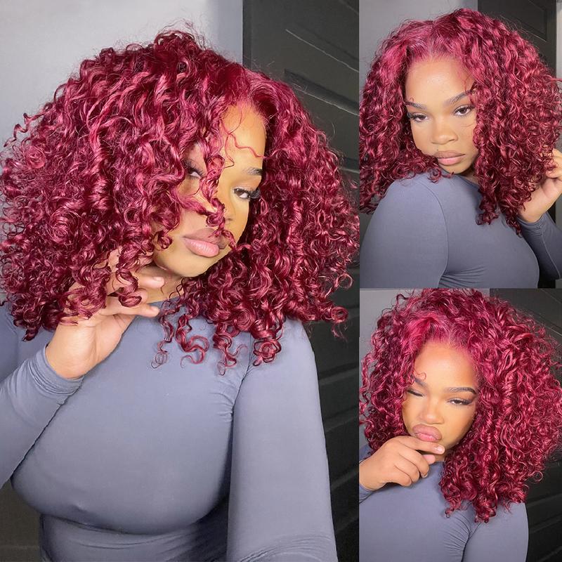 250% Density Kinky Curly 6x4 / 13x4 Lace Front Glueless Human Hair Wig Flash Sale